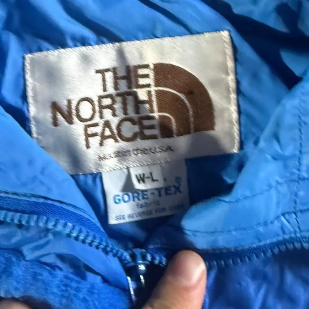 Vintage 80’s 90’s The North Face Blue Gore-Tex Rain Jacket